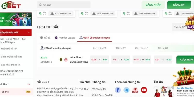 Liên hệ nhà cái Bbet