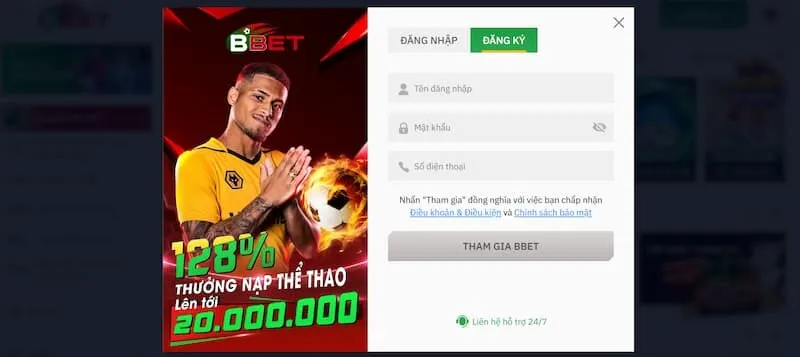 Hệ thống bảo mật an toàn tuyệt đối tại Bbet