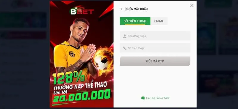 Điều kiện để đăng nhập vào nhà cái Bbet