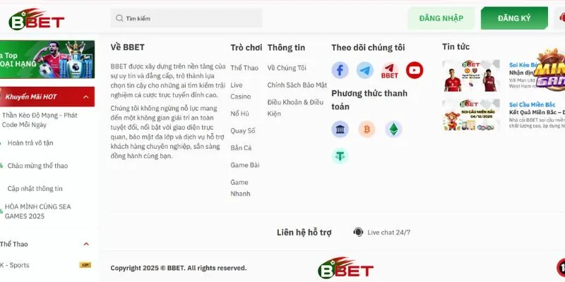 Những lợi ích khi đăng nhập Bbet